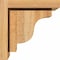 Ekena Millwork Newport Rough Sawn Corbel w/Backplate, Western Red Cedar, 8"W x 8"D x 8"H COR08X08X08NEW01RWR - alternate 2